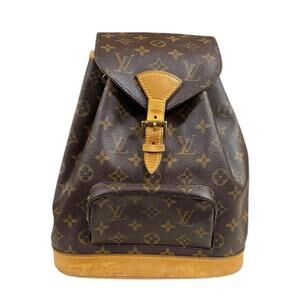 LOUIS VUITTON Brown Monogram Canvas Backpack
